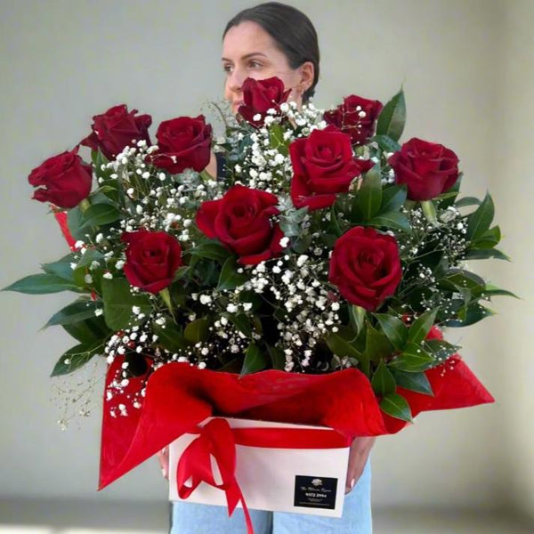 Red Roses Rendezvous Arrangement